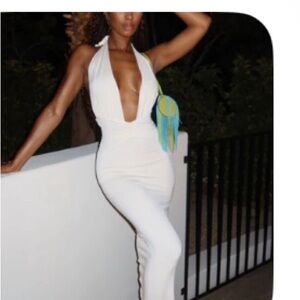 Meshki White Maxi Dress